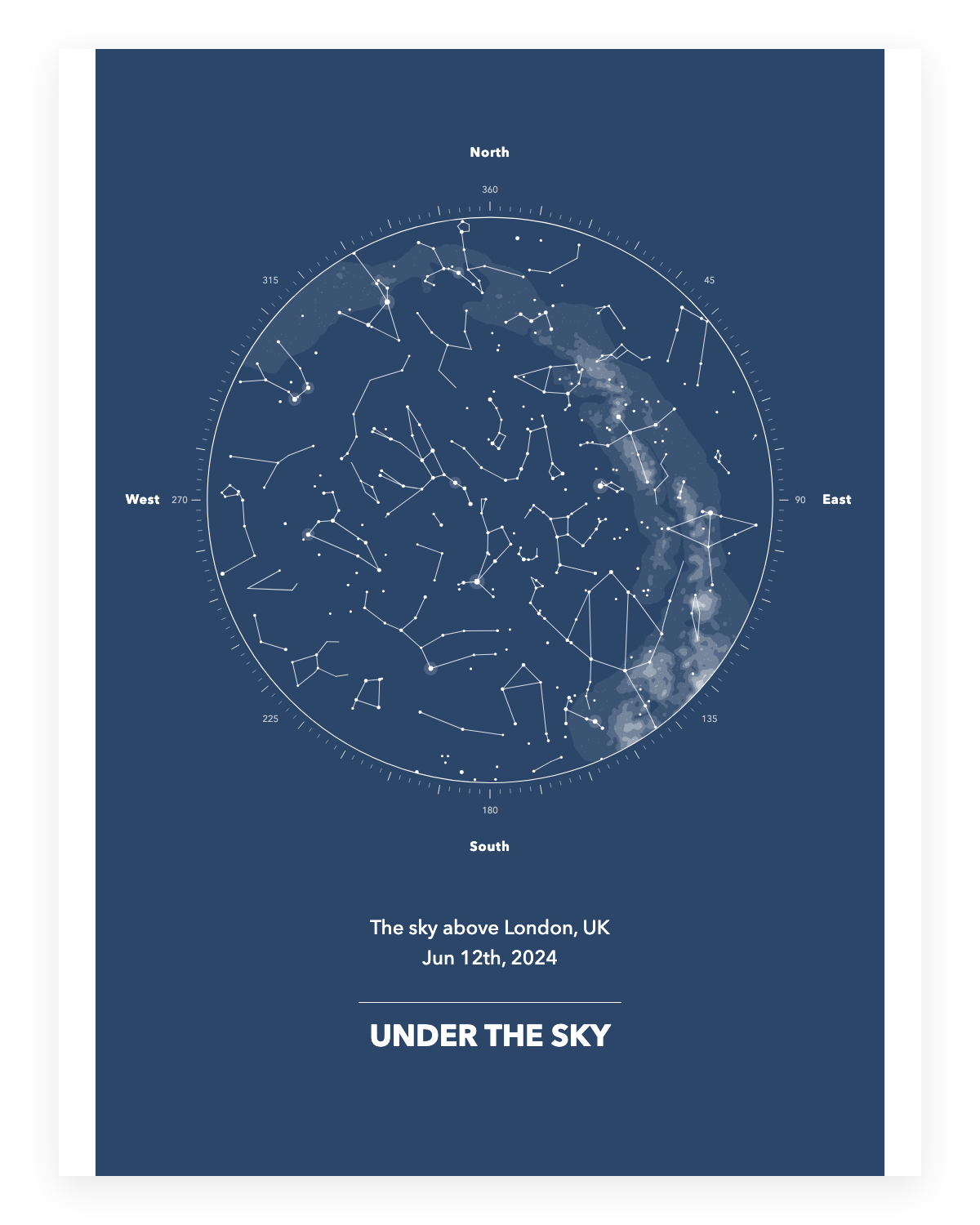 Full Color Star Map